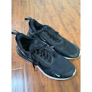 Nike Air Max 270 Shoes Mens Size 9 Black White Running Sneakers AH8050-002
